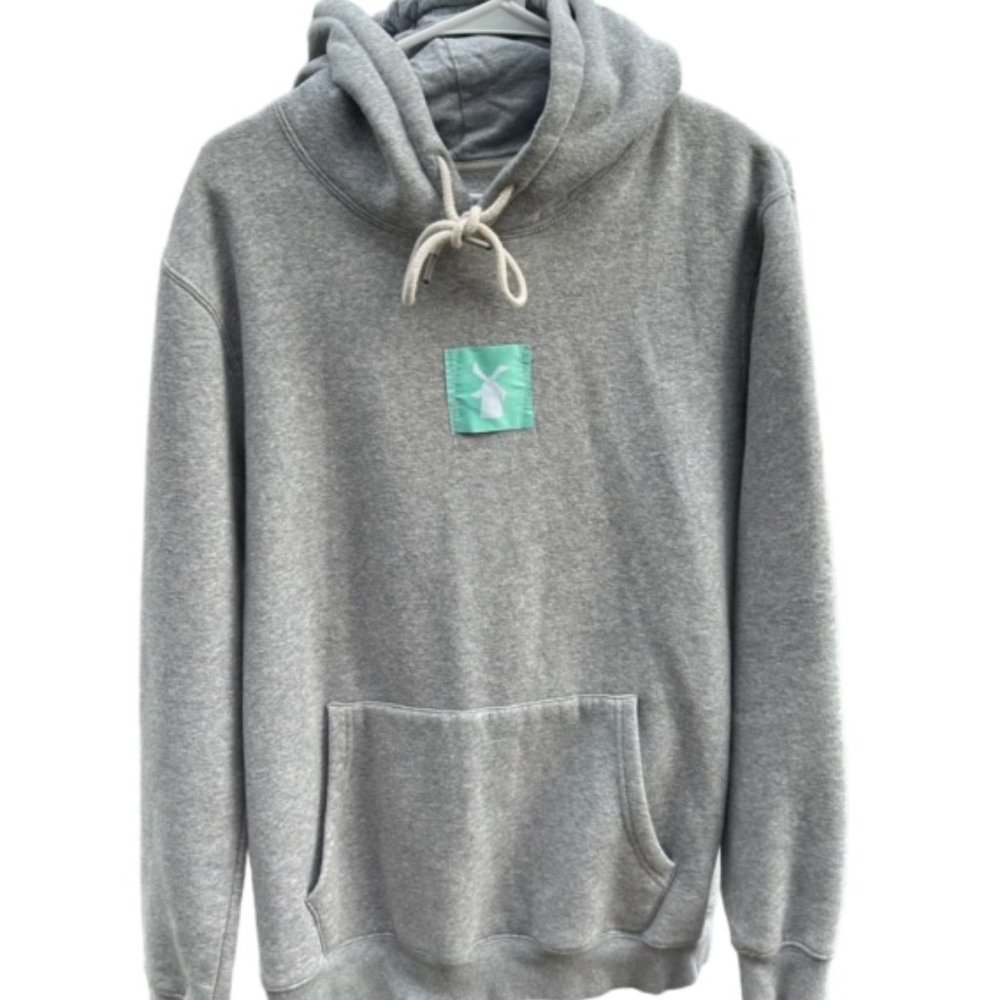 Dutch Bros Hoodie Gray Windmill Kangaroo Pouch Women’s SMALL+MEDIUM+LARGE+XL